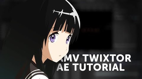 Fast AMV Twixtor Tutorial | After Effects | bulgogijian