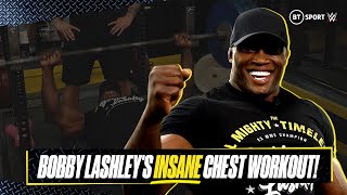 INSANE Bobby Lashley Chest Day Workout! A glimpse into his elite mindset and future fighting plans