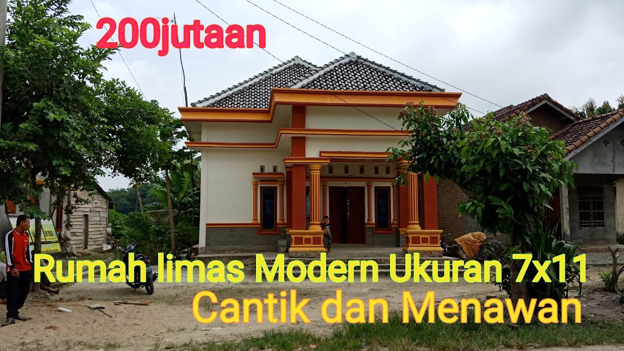 Desain Rumah  Limas  Modern Cantik dan Menawan Ukuran 7x11 