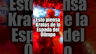 Esto Piensa Kratos De La Espada Del Olimpo