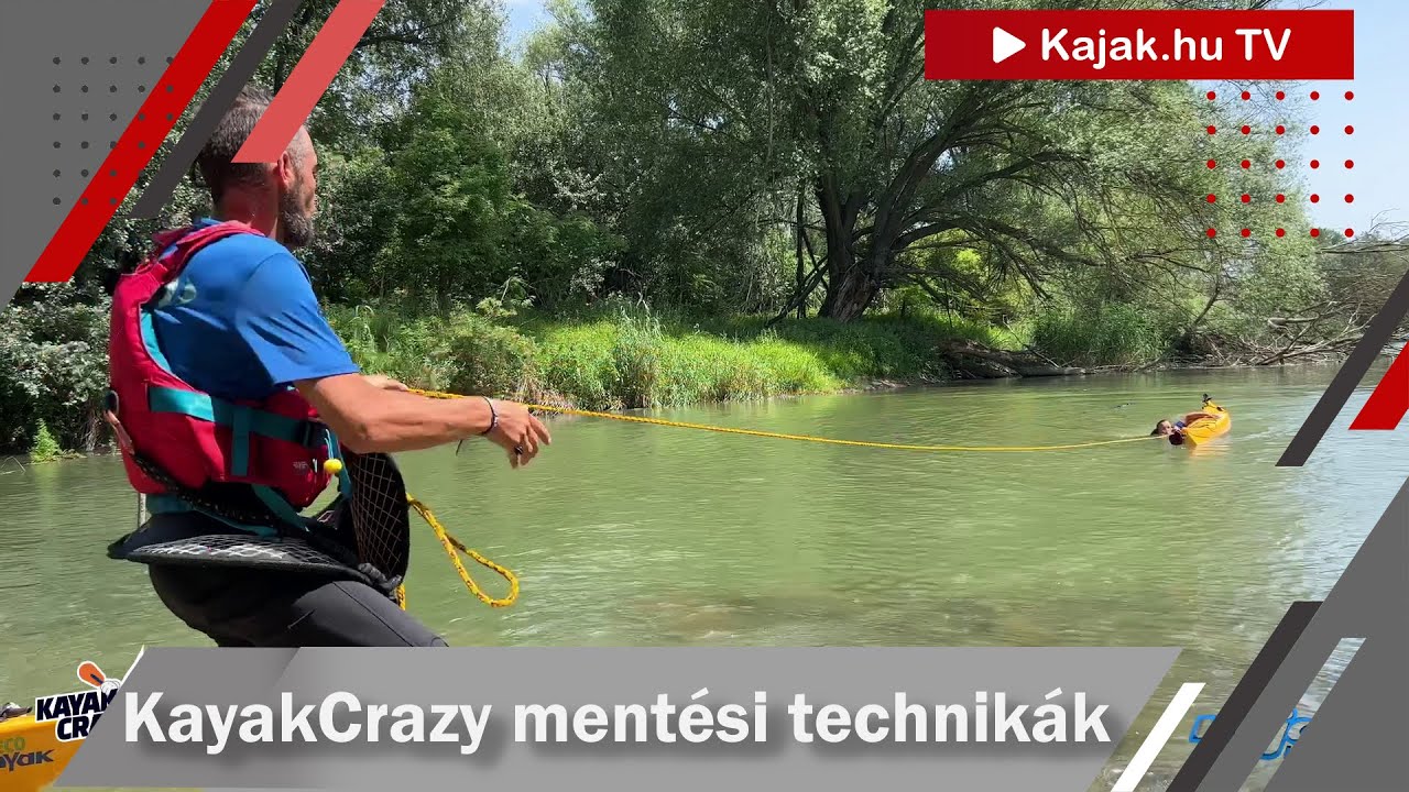 Borulás a víz közepén - Négy különböző mentési gyakorlat I Kajak.hu x KayakCrazy