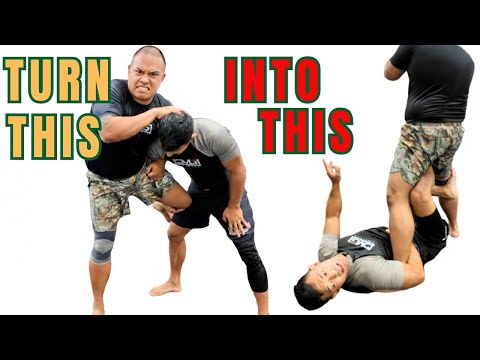 Surprise X Guard Entry From Standing | How To Connect Wrestling & BJJ