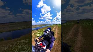 Along the river Ingulets #motorcycle # moto #adventure #offroad #travel