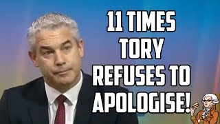 Tory Minister Refuses To Apologise 11 Times For Government Mishandling!