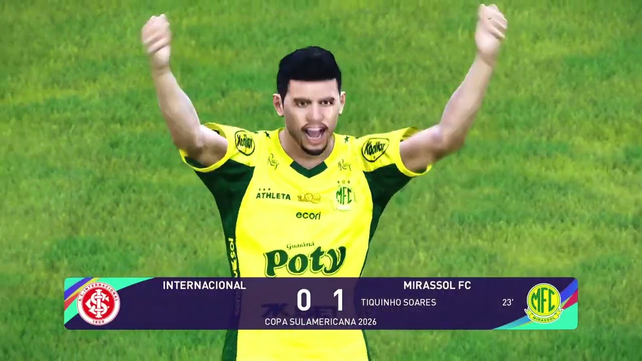 Internacional 0x1 Mirassol - Semifinal / Copa Sul-Americana 2026 (3) * eFootball™ 2026