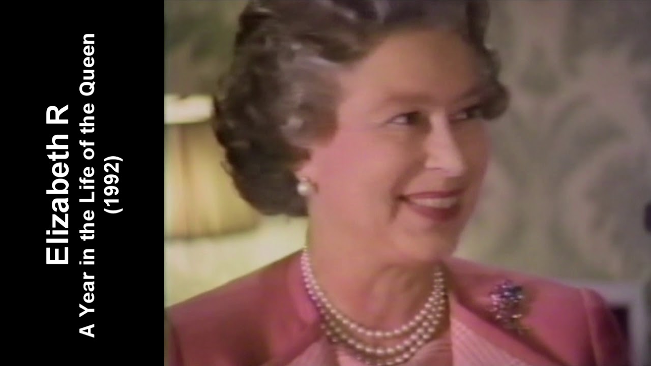 Queen Elizabeth II jokes with staff about her dress before ...