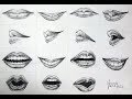 Lips Expression Drawing