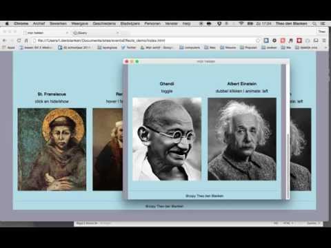events en effects met jQuery: jQuery koppelen
