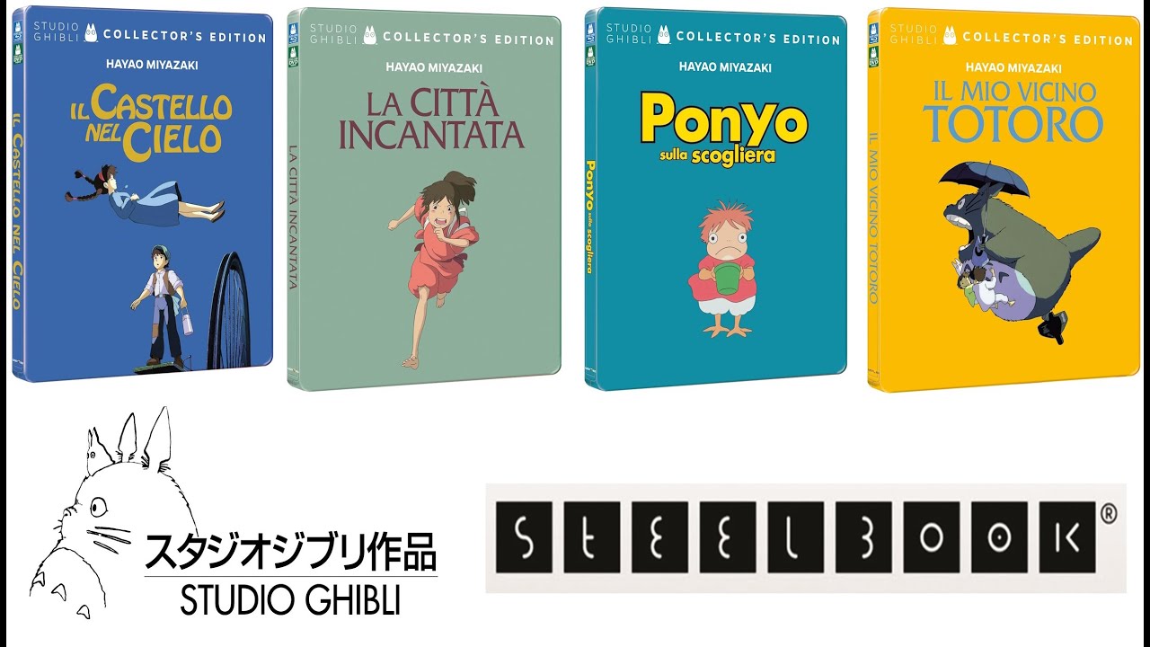 Studio Ghibli Italian SteelBook Collection [Blu-ray]