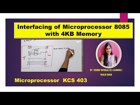 U1 L31  | Interfacing of 8085 Microprocessor with 4KB memory | Memory interfacing with 8085 MP