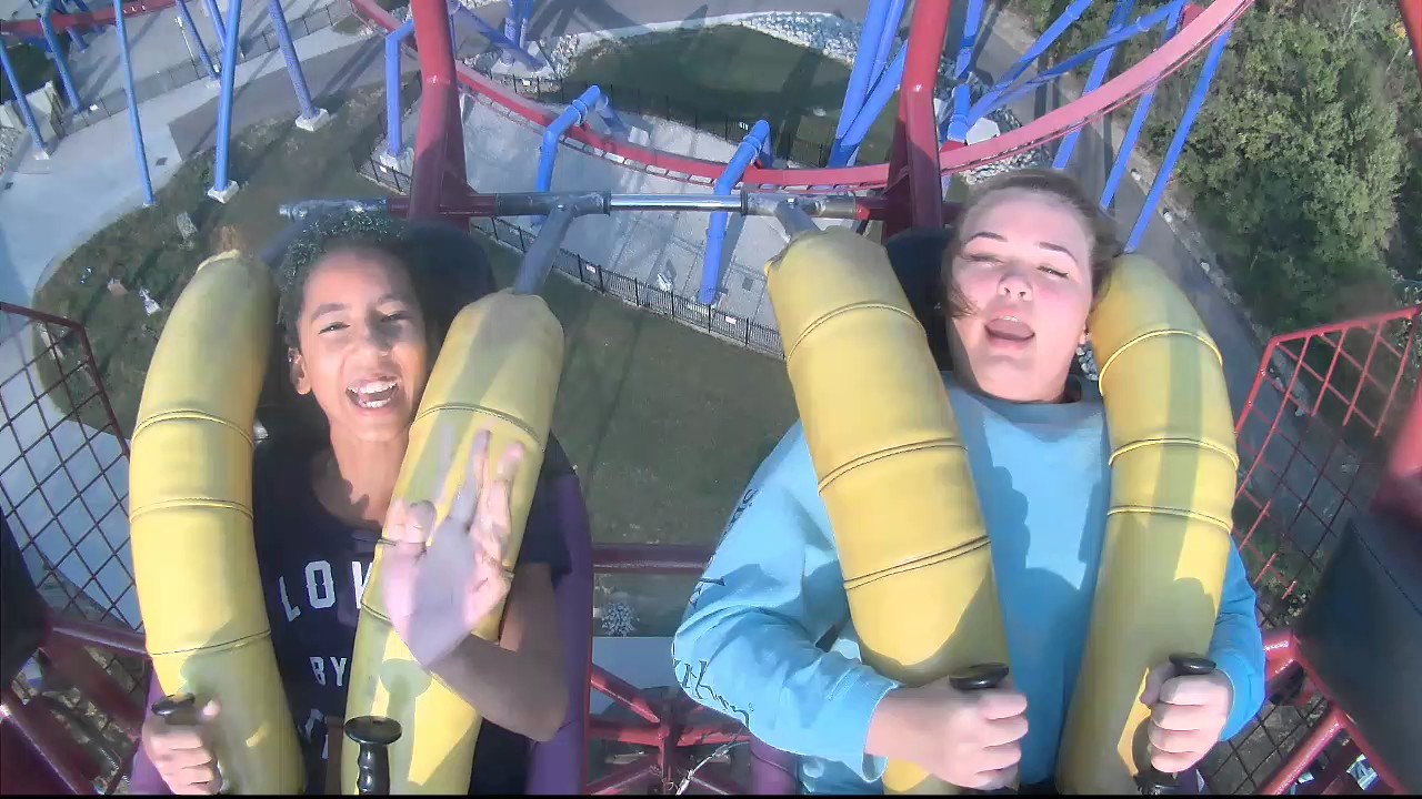Destini & Mahaylee Slingshot Kings Island YouTube