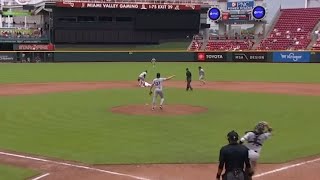 Defense Fools Runner Into Sliding and Gets Double Play