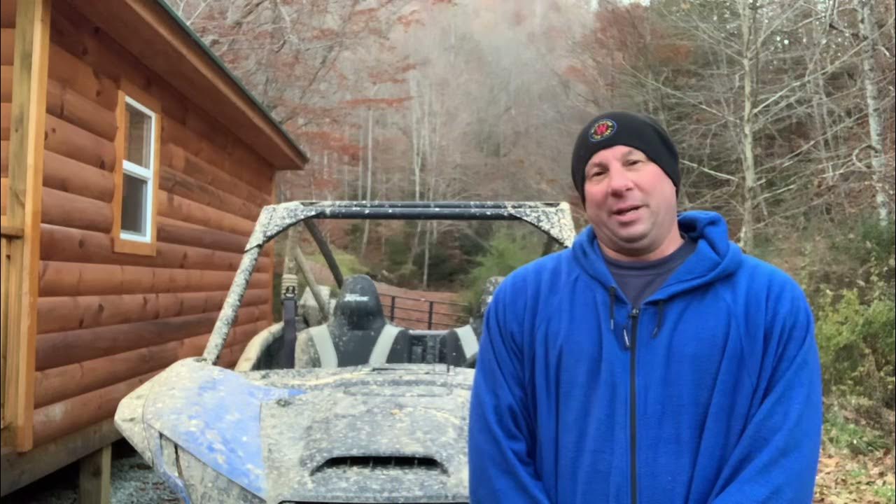 After first day of riding at Hatfield and McCoy Trails in West Virginia