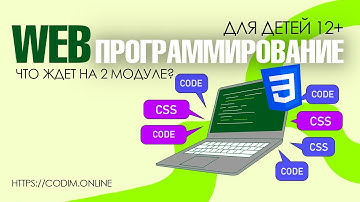 #ВЕБпрограммирование CSS для детей 12+. Презентация 2 модуля видео-курса от Codim.online