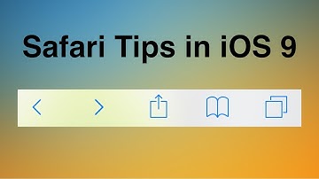 [4K] Safari Tips in iOS 9