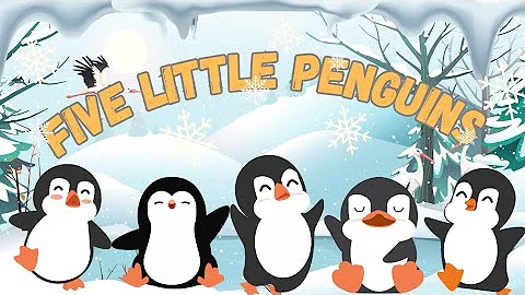 Five Little Penguins| Moral English Stories for Kids| Storytime Funland