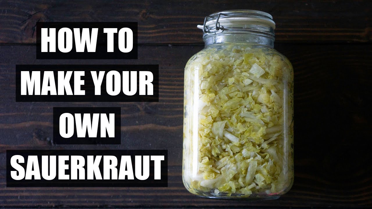 How To Make Your Own Sauerkraut at home. YouTube