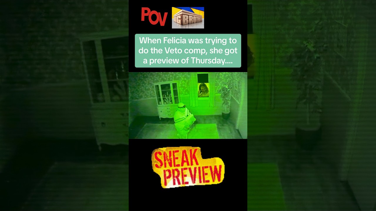 The Big Brother 25 Veto Competition Gave Felicia a Sneak Preview of Her Thursday Night