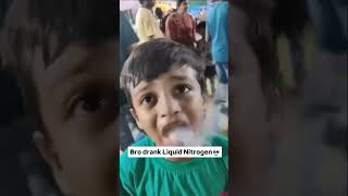 BRO DRANK LIQUID NITROGEN💀🫡REAL | #funny #veryfunny  #sigma
