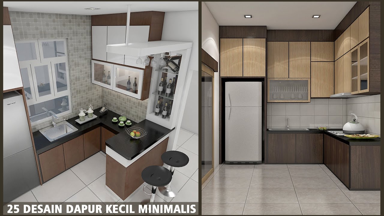 25 DESAIN DAPUR MINIMALIS MODERN TERBARU | KITCHEN SET MINIMALIS