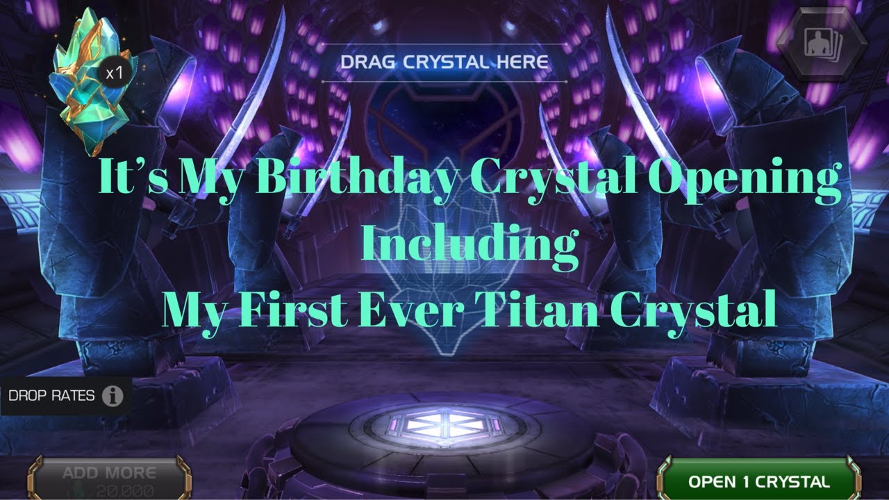 Its My Birthday Crystal Opening...Including My First Ever Titan Crystal