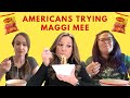 Americans try Malaysian Maggi Kari Mee noodles for the first time!