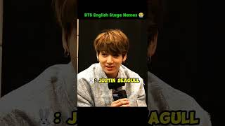 BTS english stage name ❤️