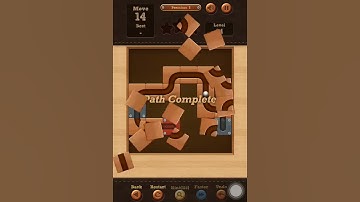 Roll the Ball slide puzzle Premium I Pack Level 34 Solution