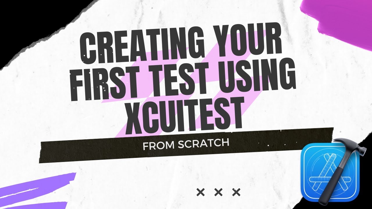 How to create your first test from scratch using XCUITest - YouTube