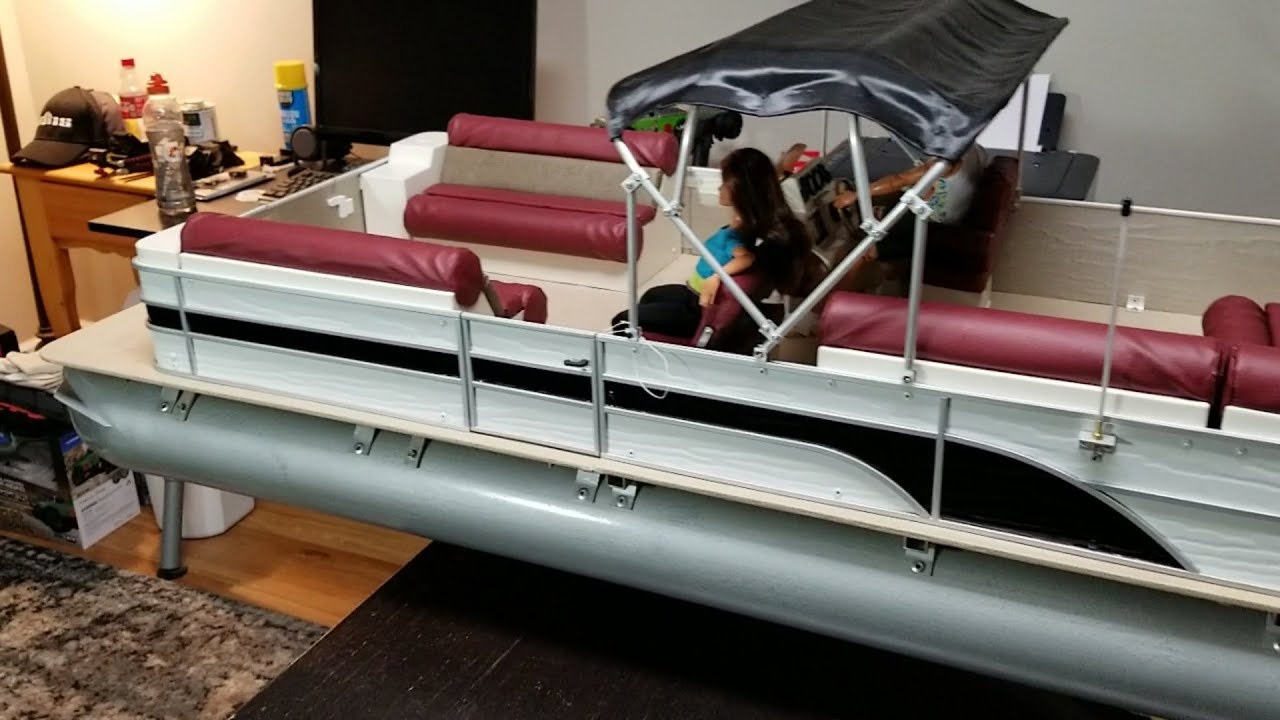 Scratch Built Scale Pontoon Rescue Boat... YouTube