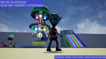 UE4 3D Platformer Game Dev Journey 01/25/2021: Refining Theme Park Rides with Simple Shapes