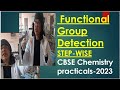 Functional group Test for Unknown Organic compound.Class 12 Chemistry Practicals..