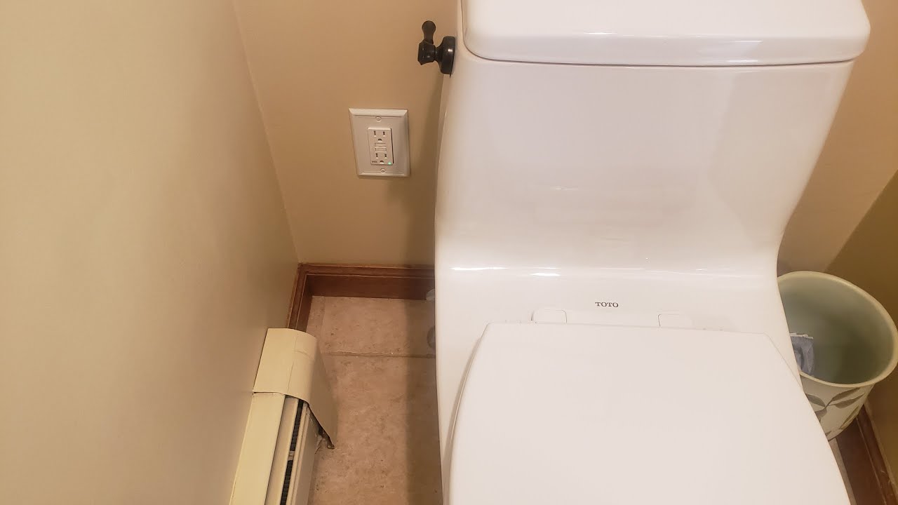 GFCI Outlet Installation in Bathroom for Toto Washlet YouTube