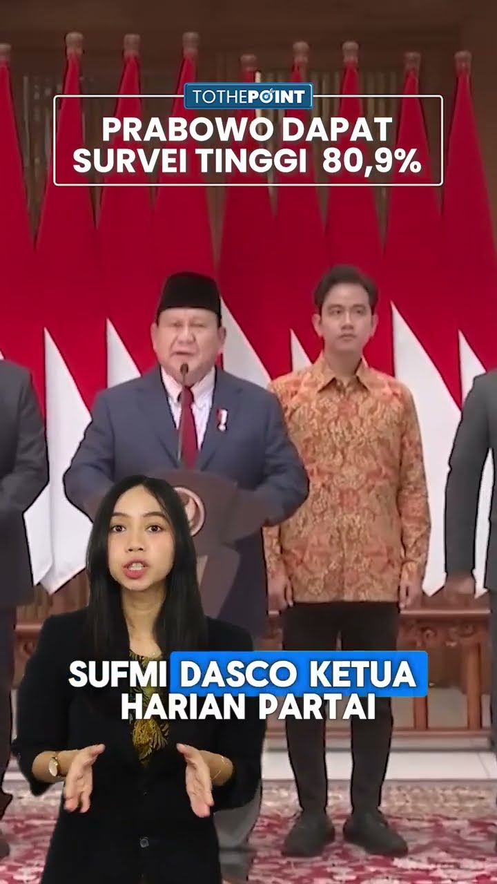 TRIBUN VIRAL: Hasil Survei 80,9% Rakyat Puas Terhadap Kinerja 100 Hari Pemerintahan Prabowo Gibran!