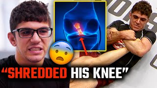 "Why Did You Make Me Do That?" 🤌 Musumeci Reacts To GRUESOME Leg Lock