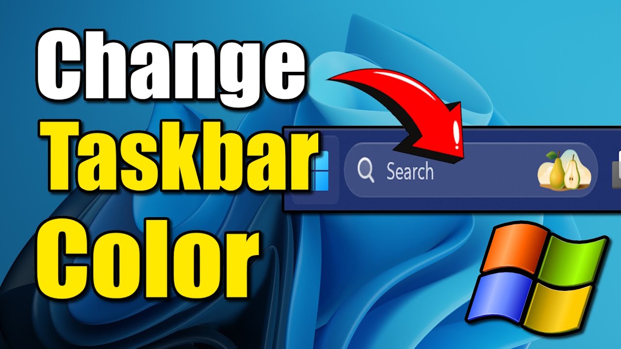 How to Change Taskbar Color on Windows 11 PC (Best Method) - YouTube