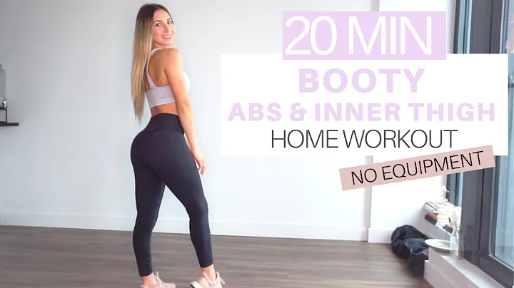 20 MIN ABS, BOOTY & INNER THIGH HOME WORKOUT | NO ...