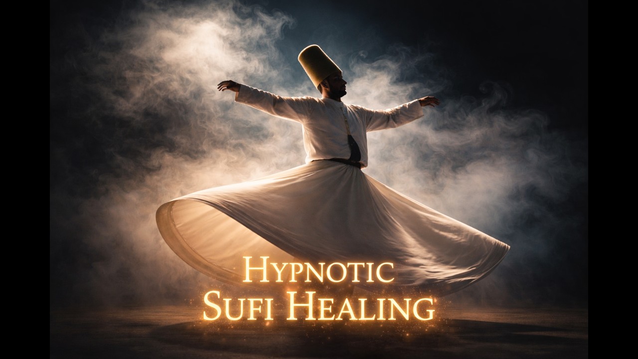 🌀 Hypnotic Sufi Healing | Divine Trance & Sacred Light Music ✨#hypnoticmusic #sufi #rumi