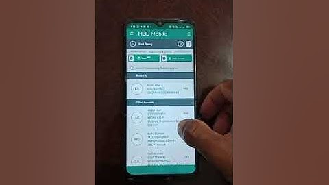 How to remove/ How to Delete already added beneficiary Bank Account in HBL Mobile App | HBL App