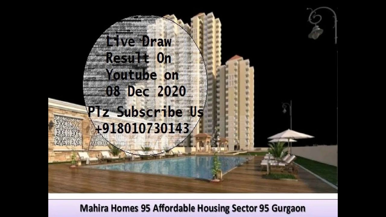 Mahira homes 95 draw result for 2 bhk flats Gurgaon affordable housing flats 8010730143