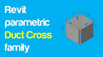 How to Create Revit Parametric Duct Cross Family Part 1