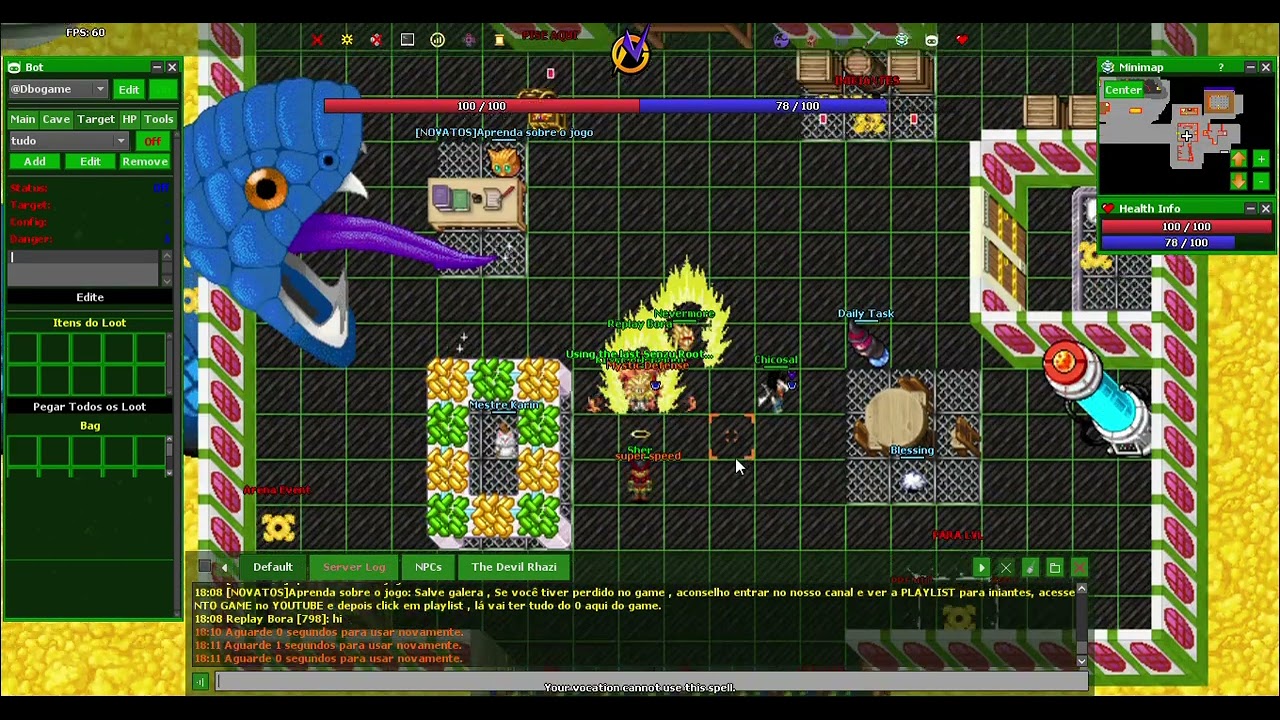 (Dbogame)Mostrando e Testando Voc Dabura