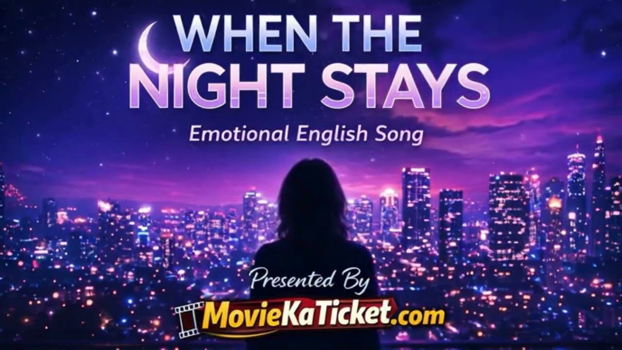 When the Night Stays 🌙✨ | English Pop Song | Movie Ka Ticket 