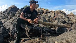 深海巨物趁着大退潮，争先恐后出来跟我见面，我实在无法拒绝#海边生活 #赶海 #荒岛生存 #旅行vlog #捉螃蟹 #野外生存 #vlog日常