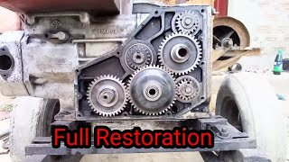 how to 16 hp diesel engine full restoration.china Diesel Engine repair