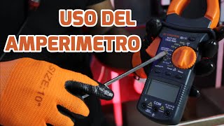 Como usar la Pinza Amperimetrica con ejemplos: Puedes medir hasta la temperatura