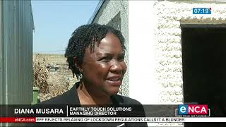 Plastic waste turned into classroom