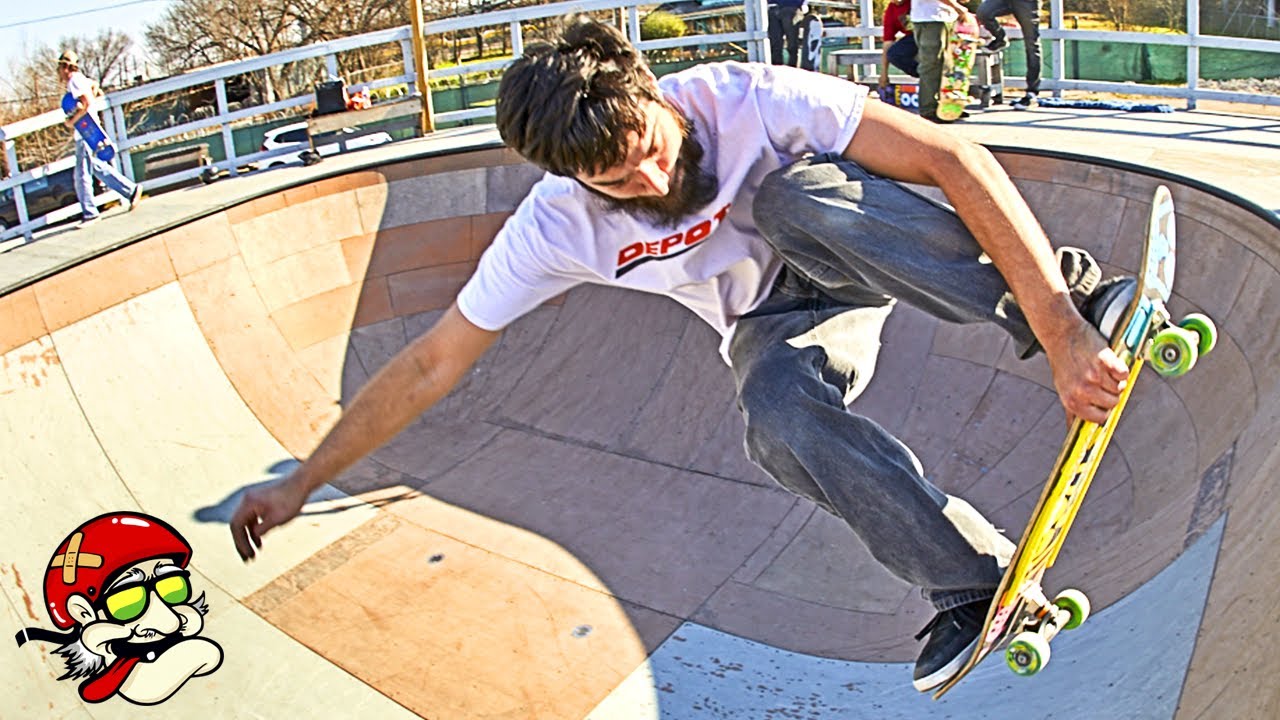 Lubbock Skate Crew SHREDS the Dallas 4DWN Skatepark YouTube