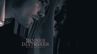 dinner & diatribes. [seth&elena]