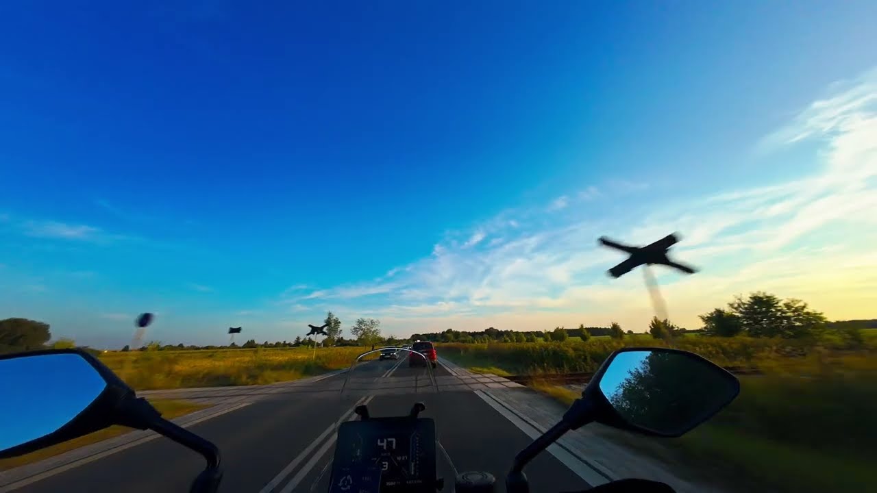 Riding at Golden Hour POV QJ Motor SRT 600SX